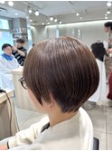 くびれショート白髪ぼかしカラー髪質改善カラートリートメント
