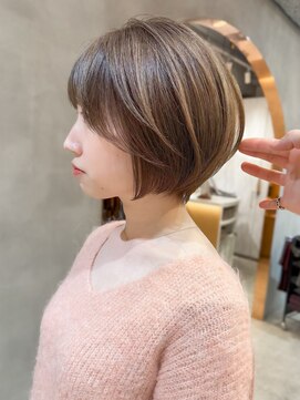 ロンド エスポワール 錦糸町(Lond espoir) イメチェン外ハネボブ美髪×ブリーチなしレイヤー☆1