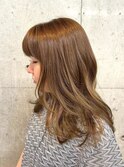大人ミディ/レイヤーカット/ブラウンベージュ[下北沢/下北沢駅]