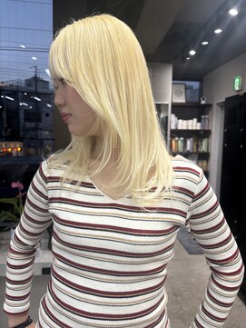 ブレンアネックスバイドット(BLEN ANNEX by.dot) 前髪/マチルダボブ/ピンクベージュ/インナーグレージュ[町田駅]