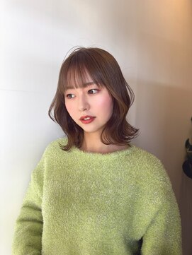 ライリー(riley) ボブ×透明感ベージュ