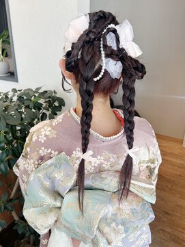 ソースバンダイ 万代(SOURCE) 成人式ヘアセット