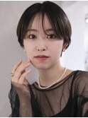 ▽ハンサムショート ミニウルフブリーチなし前髪ミディアム新宿