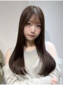 (縮毛矯正/髪質改善/ロングヘア/前髪/韓国レイヤー/小顔)