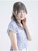 #ハイトーンカラー #ブルーベリーカラー #ヘアアレンジ