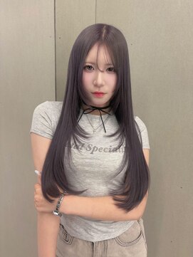 ジェム(GEM) 【暖音】馴染ませグレージュで可愛いロングレイヤースタイル♪