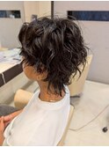 こなれ感UP！ウェットウルフパーマ/ニュアンスパーマ/カット