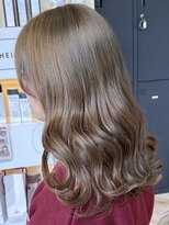 リブ バイ ボクノ(Liv by bokuno)&nbsp;髪質改善/トリートメント/ブリーチなし/ベージュ/ミルクティー