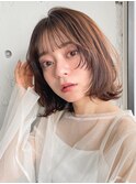 外ハネボブ美髪艶感くびれヘアイメチェンフェイスレーミング
