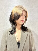 ノブレス(NOBLESSE)&nbsp;ミディアムレイヤー×ルーツカラー