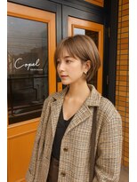 コポル(Copol)&nbsp;まわりと差がつく小顔ショート×ヘマロンベージュ