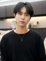 アンサー 渋谷(ANSWER)&nbsp;センターパート毛流れフェザーパーマメンズ髪質改善縮毛矯正