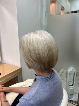 ルージュ 茗荷谷店(ROUGE) 小顔カット/グレイヘア/白髪ヘア【茗荷谷駅】