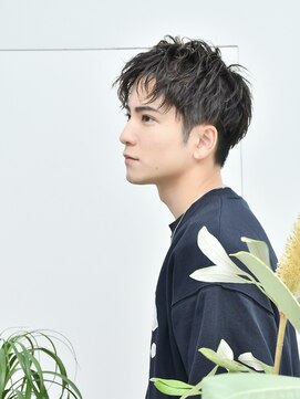 ロアーヘアー フォルド 小倉店(RAWR hair FOLD) 【RAWR】ツーブロックモテる束感モテ髪イケメン黒髪ビジネス