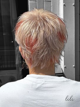 アンドメゾンオム(&Maison. homme) 【スパイキーショート×デザインカラー】加古川/ハイトーン