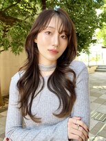 メゾンドイギー(MAISON de IGGY)&nbsp;透明感ブラウン前髪あり顔まわりワンホンレイヤー