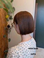 ソファ sofa&nbsp;ミニボブ丸みボブ切りっぱなしボブ