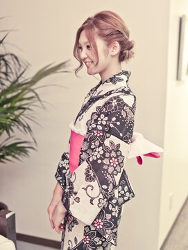 クレール 塚口店(CREER) 浴衣の《編み込み》アップセット