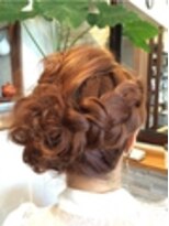 モーイトウキョウ美容室(Mooi Tokyo美容室)&nbsp;パーティにおススメ♪編み込みアップスタイル