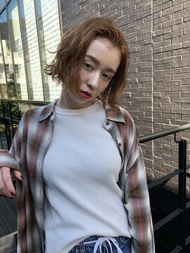 オルセン(OLSEN) 【BALLOON HAIR 】ボブ×チェックシャツ×古着 Hair by watanabe