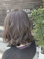 アイフラット 本店(I-FLAT)&nbsp;ニュアンスパーマ×透明感アッシュ