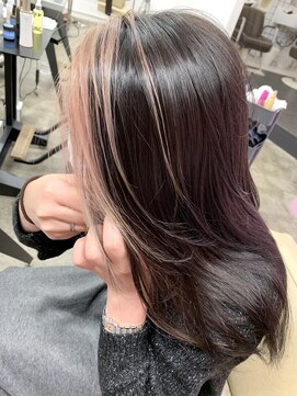 ディーカヘアーセンダイ(Di KA HAIR sendai) フェイスフレーミング/くびれヘア/ピンク/インナーカラー/美髪