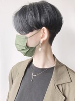 モリオフロムロンドン 原宿本店(morio from London) 【モリオ原宿】ハンサムショート 刈り上げ ブルーブラック