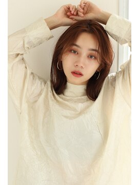 エクリ シセイドウ 麻布十番店(equri×SHISEIDO) 【麻布十番】こなれミディアムで涼しげヘアに