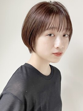 コクーン 銀座(Cocoon) マッシュボブ#切りっぱなしボブ#美髪#ピンクブラウン