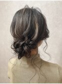 女性らしい綺麗めアップ