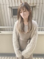 ブレイズ ザ サロン(BLAZE THE SALON)&nbsp;耳掛けが可愛いイヤリングミルクティーベージュ【BLAZE 大庭】