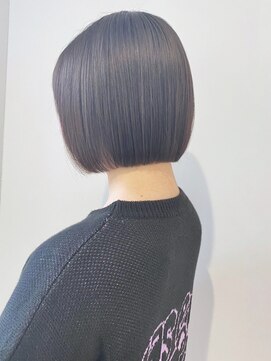 ゴーズゴードットビー 吉祥寺(go s go .b) 透明感のある暗髪ミニボブ【吉祥寺】【イルミナカラー】