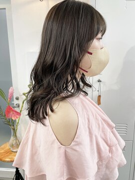 イコ 表参道原宿(ico) オリーブグレージュ イルミナカラー 髪質改善