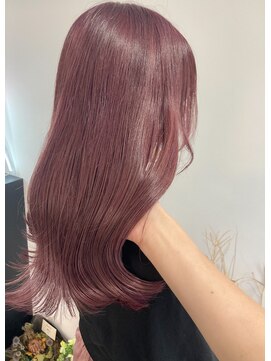 リリ バイ クローバー(lili by CLOVER) lavender pink/ハイトーンカラー/レイヤーロング