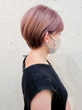 フロール(Flor) 【flor 戸塚】*こなれショート+ペールピンクベージュ*