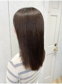 ダメージゼロのイノアカラーでつくる艶ベージュ　髪質改善