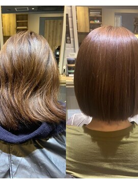 カミケンガレリア(kamiken. galleria) 手触りなめらか髪質改善さらツヤストレート【カミケンガレリア】