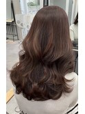 まなstyleレイヤーカットのお色気ヘア 20代30代40代 お顔まわり