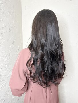 ヘア カンパニー トワ 千葉店(TOWA) ツヤ感×暗髪！ロングスタイル！！！