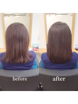 リアン 四条大宮店(Lien) 艶カラー+髪質改善トリートメント(白髪染め、グレイカラー可)