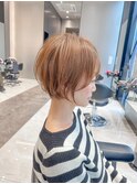 大人可愛い丸みショート20代30代40代50代