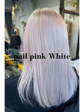 シャルムバイケンジ(Charm.by KENJE) 【ペールピンクホワイト】似合わせカット/カラー/トリートメント