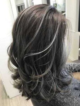 ヘアーサロンソシエ 海老名店 白髪ぼかし大人ショート大人ボブ30代40代50代60代海老名