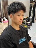 アップバングショート メンズショート メンズカット 眉毛