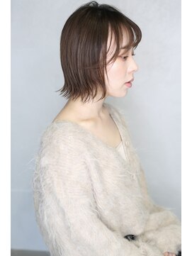 バース(BIRTH) 天神【BIRTH】シースルーバング×外ハネ切りっぱなしボブ　4