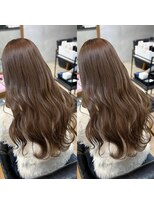 シー.(SHE.)&nbsp;【SHE.】透け感/ミルキー/ベージュ/ブラウン/ブリーチなしカラー