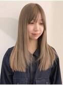 レイヤーカット/ホワイトベージュ