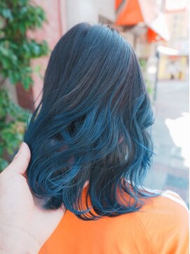 ボアップ 難波店(boappu) #ネイビーカラー#ブルーカラー#デザインカラー