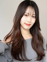 エインアンリー 明治神宮前(AIN.ANLY.)&nbsp;低温デジタルパーマくびれロングイメチェンレイヤーパーマ前髪