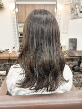 エモーション emotion hairの写真/【市電高須駅近く】低刺激なオーガニックカラーを使用◎明るさや色味も選べる白髪染めでお洒落を楽しめる☆